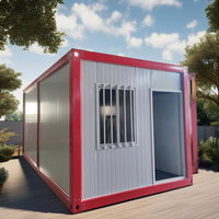 Maison d'habitation de bureau personnalisée en gros Maison modulaire préfabriquée Maison à assembler en conteneur