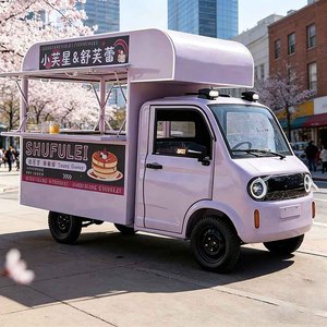 Camión de Comida Móvil, Camioneta Eléctrica con Batería EV, 4 Ruedas, Mini Van, Nueva Energía - Product Image 2