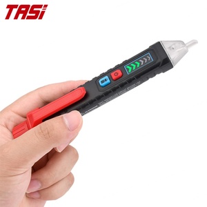 เครื่องตรวจจับไฟฟ้าแบบดิจิตอล TASI TA881A แบบไม่สัมผัส  ชนิดปากกา พกพาสะดวก ปรับช่วงอัตโนมัติ ความไวสูง/ต่ำ แจ้งเตือนด้วยเสียง/แสง  12V-1000V AC แบบแบน - Product Image 6