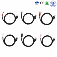 Kabel Harness Konektor USB a ke JST, Perakitan Kabel USB Kustom 2Pin 3Pin 4Pin, Produsen OEM untuk Elektronik Robotika
