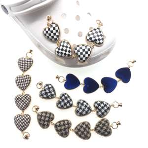 2025 nouveauté haut de gamme métal cristal <span class=keywords><strong>roche</strong></span> sabot chaînes à la mode chaussure décoration accessoire pour femmes bricolage sabot chaussures - Product Image 1