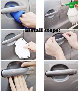 Manija de puerta de coche Invisible Universal, Protector de rasguños para automóvil, batidos, película protectora de vinilo, protección para empuñadura de coche - Product Image 6