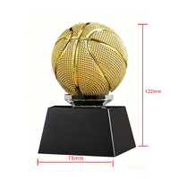 Trophée Exquis pour Clubs Sportifs, Écoles, Compétitions de Basketball, Football, Badminton, Tennis de Table, Jeux Sportifs, Souvenir de Champion MVP