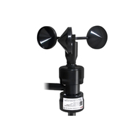 Sensor Anemómetro RK120-01 Combinado de 3 Copas para Velocidad y Dirección del Viento con Soporte de Montaje para Embarcaciones