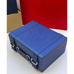 Boîte de rangement pour montres de luxe de marque Square avec doublure en cuir protectrice, emballage cadeau en cuir premium fait main - Product Image 3