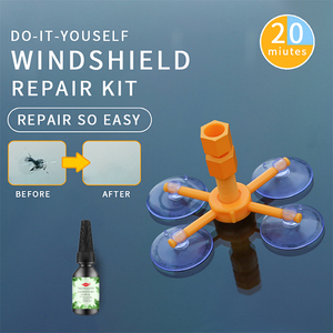Thương hiệu kính sửa chữa chất lỏng 80-100 CPS cường độ cao kính chắn gió Bộ dụng cụ sửa chữa xe cửa sổ kính sửa chữa UV keo - Product Image 6