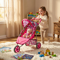Fei Li jouets modèle populaire boutique en ligne grande taille métal bébé poupée Jogger poussette pour enfants jouer jouets filles passe-temps