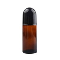 50ML Corps Déodorant Emballage Ambre Bouteilles En Verre Roller Ball Parfum Soins De La Peau Emballage Bouteille En Verre avec Roll on Ball
