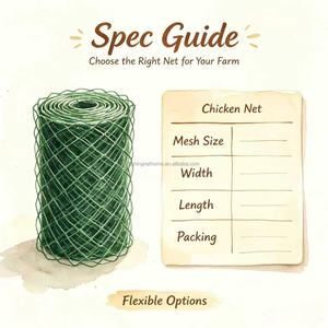Fast Delivery Ground Level Pe Chicken Nets With Full Coverage for Snake Protection 10cm Mesh 100 GSM Pre Cut <strong>Vermin</strong> <strong>Proof</strong> Yellow - Product Image 6