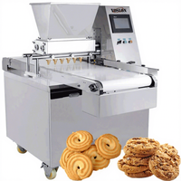 Machine complète de fabrication de biscuits à la confiture d'ananas chinoise avec moule de remplissage et de découpe pour biscuits torsadés aux cacahuètes