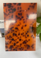 Plaques en acrylique coulé effet écaille de tortue, panneaux en plastique PMMA pour la fabrication d'objets artisanaux, adaptés à la découpe et à la gravure au laser