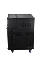 Ewayfx Atomiseur de CO2 Silencieux Grande Capacité Électrique Professionnel 2200W AC 110-120V DMX 4CH XLR 3 Broches Performances de Fumée Colorée Huilée