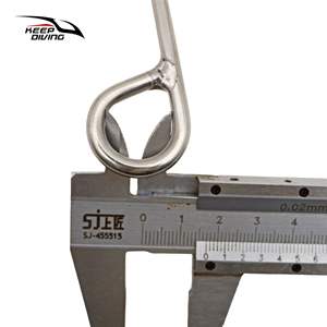 ตะขอเกี่ยวเดี่ยวสำหรับดำน้ำแบบเทคนิค รุ่น SSA-DZG ผลิตในจีน ทำจากเหล็กกล้าไร้สนิมเกรด 316 สำหรับงานทางทะเล - Product Image 4