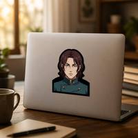 Pegatinas Decorativas de PET Impresas con UV, Resistentes al Agua, Ecológicas, Duraderas, con Diseño de Anime en 3D, para Automóviles, Computadoras Portátiles y Maletas