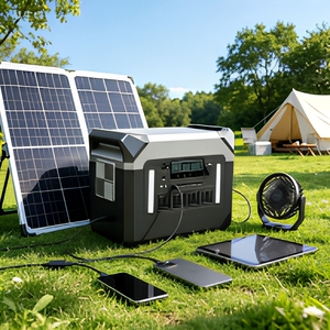 Station d'alimentation solaire portable 3000W, prix abordable, 220V 50HZ/60HZ, station d'alimentation portable solaire, station d'alimentation par batterie pour l'extérieur - Product Image 1