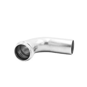 Raccord de tuyau de presse de profil DVGW <span class=keywords><strong>M</strong></span> en acier inoxydable SS304/SS316 poli haute pression OEM coude 90 avec extrémité plate - Product Image 3