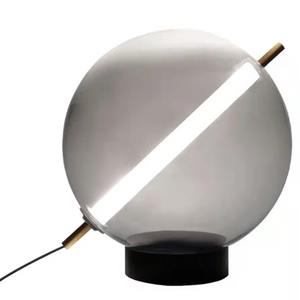 Lampe de table en verre et fer créative avec un design flexible pour salon moderne nordique, salle à manger, chambre d'enfant - Product Image 5