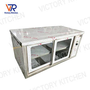 Armoire de désinfection de vaisselle en acier inoxydable VCT-07 VICTORY avec rangement pour restaurants - Product Image 3