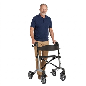 <span class=keywords><strong>Deambulatore</strong></span> in alluminio leggero pieghevole Rollator all'ingrosso <span class=keywords><strong>deambulatore</strong></span> per anziani e disabili TRA14 - Product Image 4