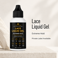 Fournisseur en gros de colle adhésive pour dentelle avec gel liquide transparent, non toxique, pour les magasins de produits de beauté
