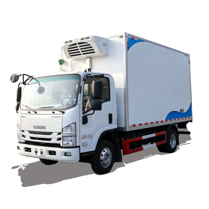 Jepang isuzu 4*2 baru atau digunakan tangan kanan van truk kulkas truk untuk dijual