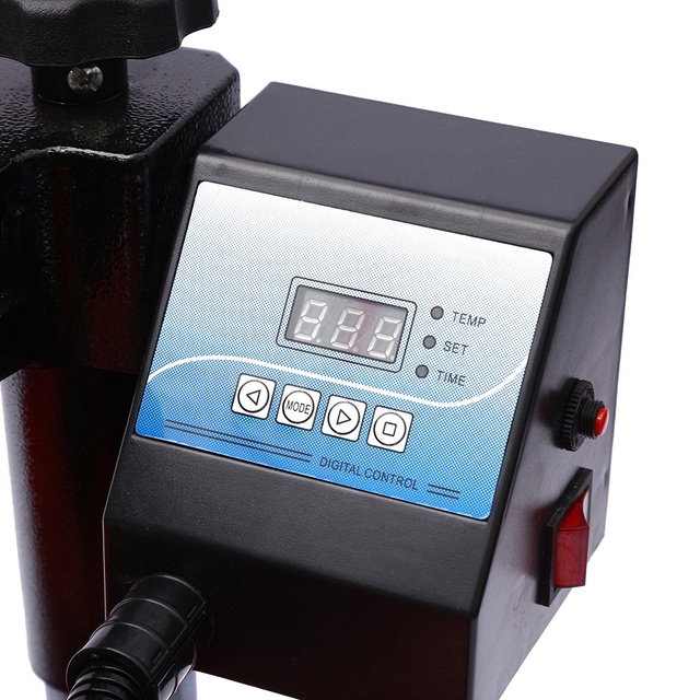 Heat Press Transfer Machine Digital Control Equipment Blue Temperature Control Box Temperature Time Controller Accessories