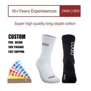 Chaussettes d'hiver unisexes de haute qualité, design OEM ODM, vente en gros, chaussettes de sport en nylon et coton avec logo personnalisé - Product Image 3