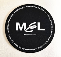 Vente en gros vrac rigide 3mm noir tapis de disque réutilisable Alternative Turntable Slipmat voiture DIY impression vinyle tourne-disque slipmat