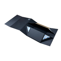 Boîte cadeau rigide pliable de luxe personnalisée avec logo