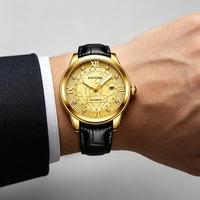 Montre mécanique pour homme, vente en gros, logo OEM, haute qualité, avec nouvelles fonctionnalités automatiques tendance, bracelet en acier inoxydable et cuir