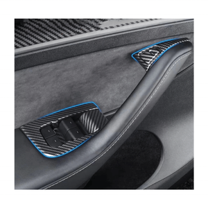 Copertura Adesiva Nera per Pulsante Alzacristallo Anteriore Compatibile con Tesla Model 3 2017-2021 - Product Image 3