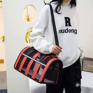Muestra Gratis: Bolsa de Transporte para Mascotas, Transpirable, Portátil, Anti-Mordidas, Anti-Arañazos, con Malla, Ligera, Tipo Bolso de Mano - Product Image 2