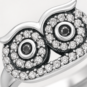 Anello Occhio di Gufo per Donne, Anello da Dito Minimalista alla Moda - Product Image 4