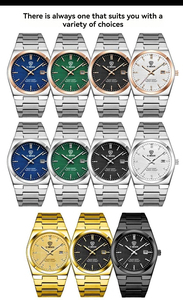 2025 lüks saatler aydınlık pointer ile yeni rahat paslanmaz çelik şerit iş kuvars kol saati - Product Image 6