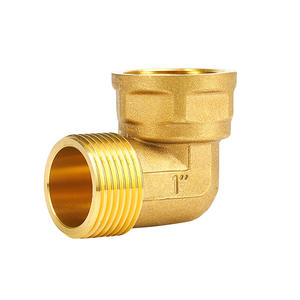 Conector de Cobre de Ángulo Recto de 90 Grados, Accesorios de Tubería de Agua y Gas Solares Directos, Conector Recto de 4/6/1 Pulgadas, 1.5 Pulgadas, 2 Pulgadas - Product Image 1