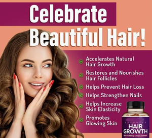 แคปซูลวิตามินบำรุงเส้นผมสูตรพิเศษ 24-in-1 ผสมสารสกัดจาก Saw Palmetto ไบโอติน คอลลาเจน อาหารเสริมเพื่อสุขภาพสำหรับผู้ใหญ่ บำรุงเส้นผม ผิวหนัง และเล็บ - Product Image 6