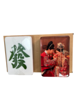 Aanpasbare acryl Mahjong sculptuur, groot tegel ornament, standaardformaat voor bureaudecoratie, Chinese stijl display