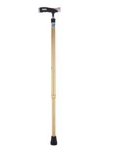 Offre Spéciale réglable Portable métal canne personnes âgées marcheur pliable bâton de marche béquille - Product Image 1