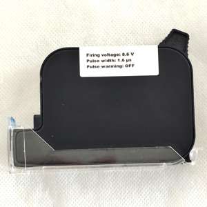 Cartouche d'encre améliorée de 12.7mm pour imprimante à jet d'encre de <span class=keywords><strong>date</strong></span> de <span class=keywords><strong>code</strong></span> à barres de lot pour pochette en carton en métal - Product Image 2