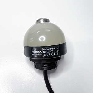Botón Pulsador MESD K50A de 50 mm de Acero Inoxidable con Indicador LED, Totalmente Sellado, Clasificación IP67, Múltiples Colores, Personalización Disponible - Product Image 1