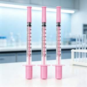30G 31G 8MM 0.5ml 1ml Pink Disposable <strong>Insulin</strong> Syringe Safety <strong>Ultra</strong>- <strong>Fine</strong> Diabetic <strong>Insulin</strong> Syringe with <strong>Needle</strong> - Product Image 6