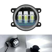 Feux antibrouillard LED 60W 3,5 pouces avec anneau halo blanc DRL et clignotant ambre pour Jeep Wrangler JK TJ LJ Dodge Chrysler