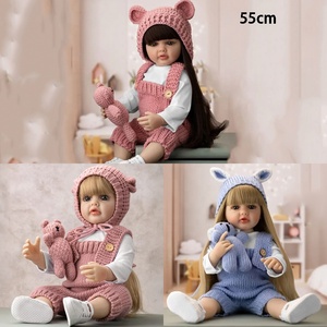 ตุ๊กตาเด็กทารกจำลองน่ารักเหมือนจริงสำหรับเด็ก ของขวัญขายส่ง ตุ๊กตาเด็กแรกเกิดเหมือนจริงสำหรับเด็กชายและเด็กหญิง เล่นบทบาทสมมติ - Product Image 5