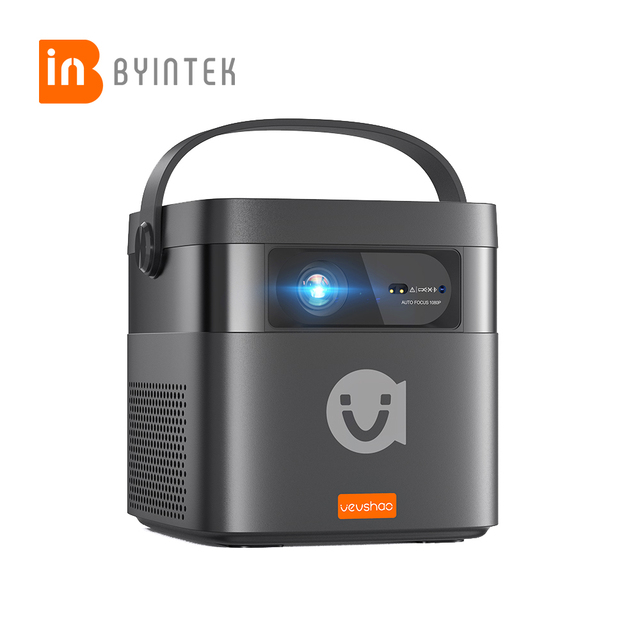 VEVSHAO V50 Support Wifi-display PPT Projector for Classroom Portable Mini DLP Projector With Battery 400ansi Lumens