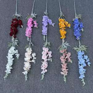 Offre Spéciale : Delphinium Artificiel en Soie à 2 Tiges pour Décoration Maison et Mariage - Product Image 6