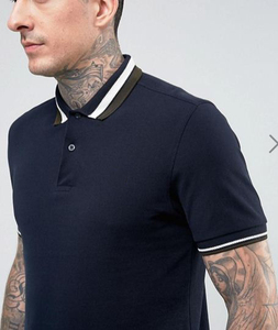 Người Đàn Ông Của Jersey Cho Polo Áo Sơ Mi Với Sọc Thiết Kế Thường Xuyên Phù Hợp Với Ngắn Tay Áo Kinh Doanh Trang Phục Chính Thức Thường Số Lượng Lớn Cung Cấp - Product Image 2