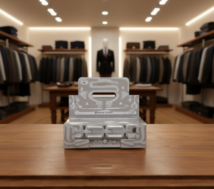 Ganci per abbigliamento JH300-4 Silver, placcatura resistente alla ruggine per accessori di abbigliamento - Product Image 2