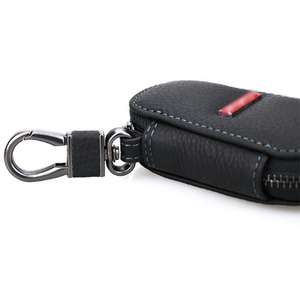 Funda de cuero para llave de <span class=keywords><strong>coche</strong></span>, cartera, funda para llave de <span class=keywords><strong>ama</strong></span> de llaves, funda Universal, caja de embalaje, logotipos personalizables - Product Image 3