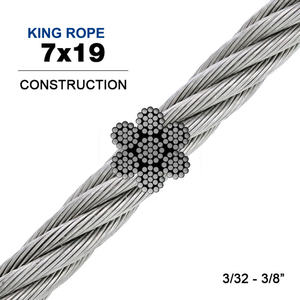 Câble en acier non galvanisé <span class=keywords><strong>flexible</strong></span> Câble en acier 4mm 5mm 6mm 8mm 10mm 12mm - Product Image 4