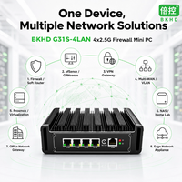 Mini PC BKHD G31S 4LAN Intel Celeron N5105 J6412 7305 Core I3-1115G4 4LAN 2.5Gb I226V sans ventilateur, pare-feu, appareil réseau